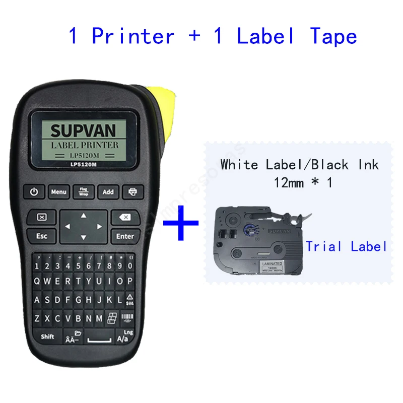 Supvan LP5120M Portable Label Printer Machine Handheld Wireless Label Maker Industrial Labels Printer Printing Machine MiniLabel
Supvan LP5120M Portable Label Printer Machine Handheld Wireless Label Maker Industrial Labels Printer Printing Machine MiniLabel