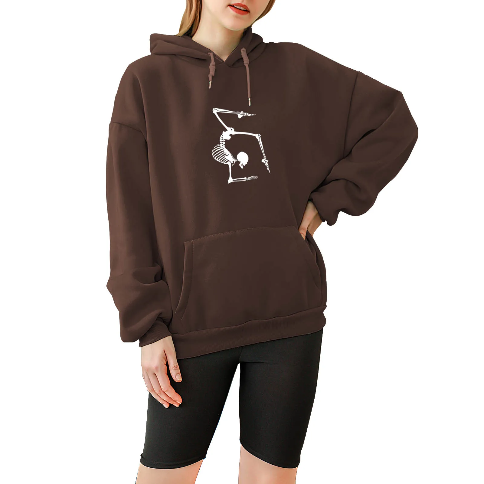 Толстовка женская с капюшоном, оверсайз, с длинным рукавом 
Толстовка женская с капюшоном, оверсайз, с длинным рукавом