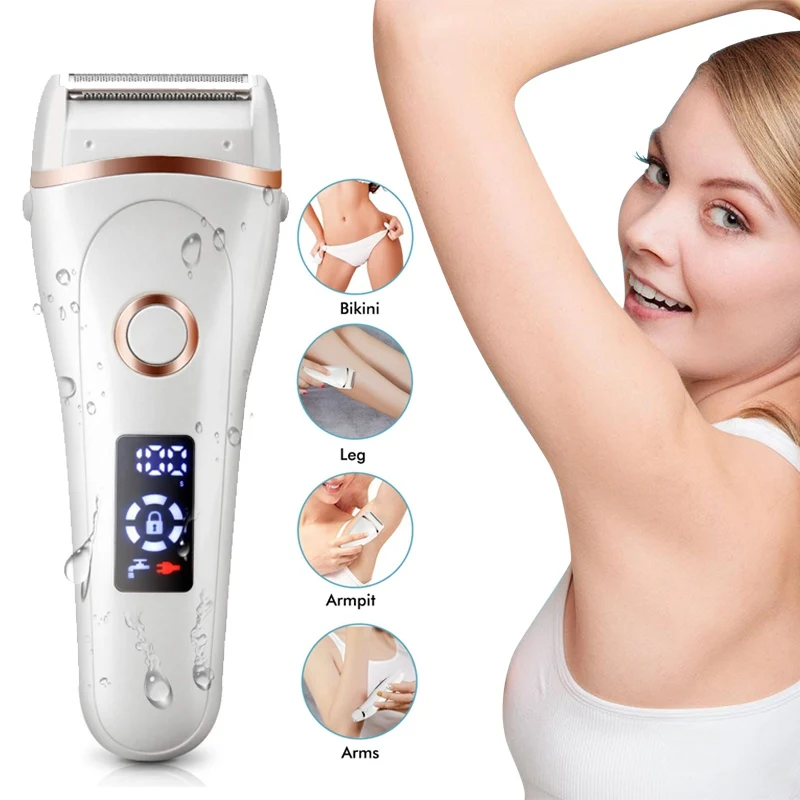 Waterproof Electric Razor Shaver Women Hair Removal Wet Dry Painless Bikini Trimmer USB Wet & Dry Using Beauty Products Belleza
Waterproof Electric Razor Shaver Women Hair Removal Wet Dry Painless Bikini Trimmer USB Wet & Dry Using Beauty Products Belleza