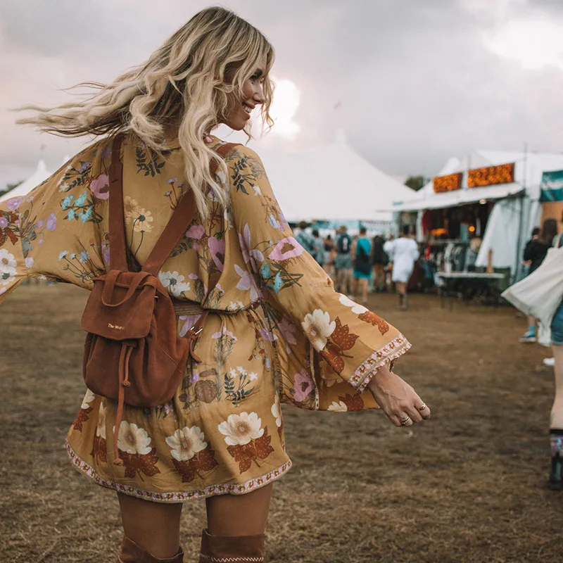 Spring Summer Fashion Sashes Dress Women Loose Bohemian V Neck Wrist Sleeve Print Mini Dress 2021 New
Spring Summer Fashion Sashes Dress Women Loose Bohemian V Neck Wrist Sleeve Print Mini Dress 2021 New