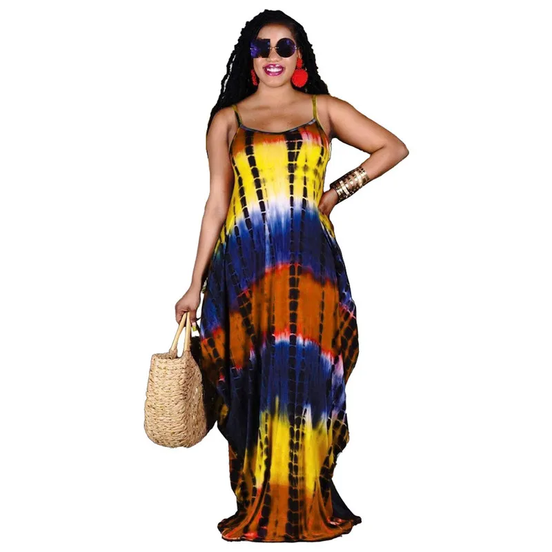 Strap Dress Women 2021 Wholesale Dropshipping Tie Dye Tank Loose Sexy Casual Pockets Fairy Maxi Dresses for Women Plus Size 3xl
Strap Dress Women 2021 Wholesale Dropshipping Tie Dye Tank Loose Sexy Casual Pockets Fairy Maxi Dresses for Women Plus Size 3xl
