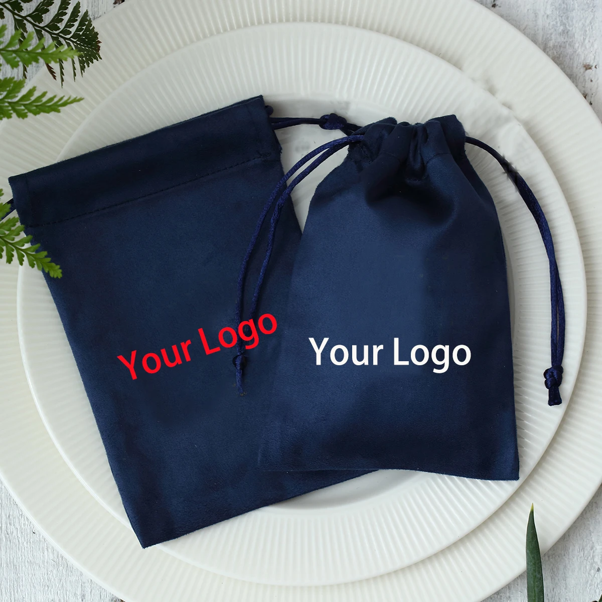 100pcs/Lot Custom Logo Print Pouch Velvet Jewelry Packaging Bag Customized With Your Logo
100pcs/Lot Custom Logo Print Pouch Velvet Jewelry Packaging Bag Customized With Your Logo