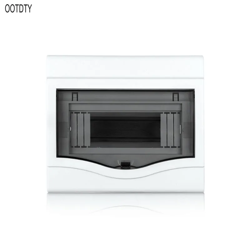 OOTDTY Plastic Electrical Distribution Box Home Lighting Box for 2-4/5-8/9-12 Ways Surface Mounted Circuit Breaker
OOTDTY Plastic Electrical Distribution Box Home Lighting Box for 2-4/5-8/9-12 Ways Surface Mounted Circuit Breaker