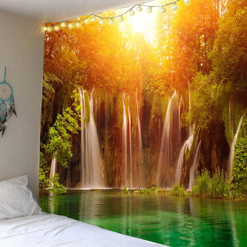 Cross-border new landscape forest series tapestry wall decoration hanging cloth wall hanging home decoration b
Cross-border new landscape forest series tapestry wall decoration hanging cloth wall hanging home decoration b