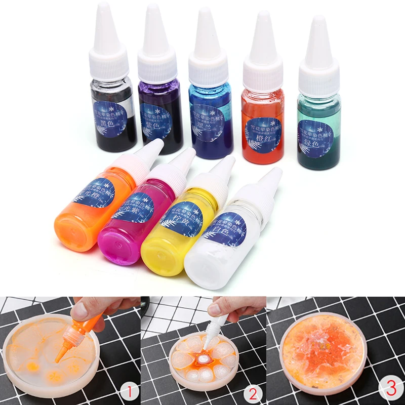 10ml Snow Diffusion Dye Pigment Resin Epoxy DIY Mold Art Jewelry Making Crafts
10ml Snow Diffusion Dye Pigment Resin Epoxy DIY Mold Art Jewelry Making Crafts