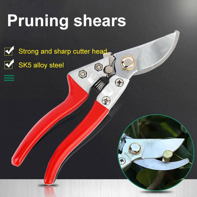 Garden Pruning Shears Household Pruner Fruit Picking Cutter Shrub Orchard Flowers Bonsai Sharp Scissors Cultivating Trim Tools
Garden Pruning Shears Household Pruner Fruit Picking Cutter Shrub Orchard Flowers Bonsai Sharp Scissors Cultivating Trim Tools