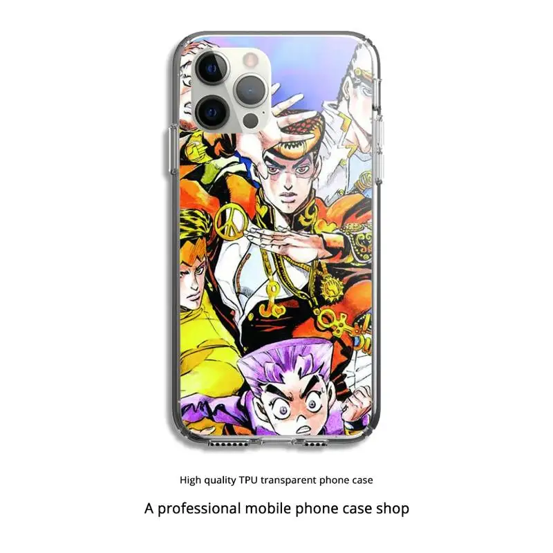 JoJo Bizarre Adventure Phone Case Clear Cover For Iphone 5 6 7 8 11 12 Plus XR X XS SE2020 11/12PRO Max Transparent Cases
JoJo Bizarre Adventure Phone Case Clear Cover For Iphone 5 6 7 8 11 12 Plus XR X XS SE2020 11/12PRO Max Transparent Cases