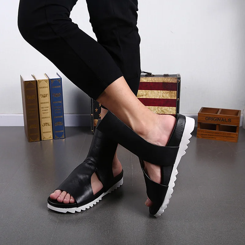 2018 Newest Luxury Men Shoes Rock Summer Men Sandals Gladiator Handsome Leather Sandalias Hombre Hollow Slip on Men Sandal, US12
2018 Newest Luxury Men Shoes Rock Summer Men Sandals Gladiator Handsome Leather Sandalias Hombre Hollow Slip on Men Sandal, US12