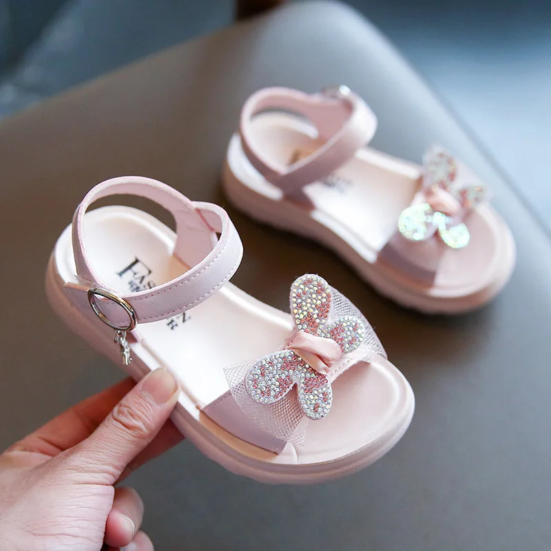 Cute Bling Bling Bowtie Velcro Girls Sandals Light Weight Open Toes 1-18 Years Old Kids Shoes T21N03LS-54
Cute Bling Bling Bowtie Velcro Girls Sandals Light Weight Open Toes 1-18 Years Old Kids Shoes T21N03LS-54