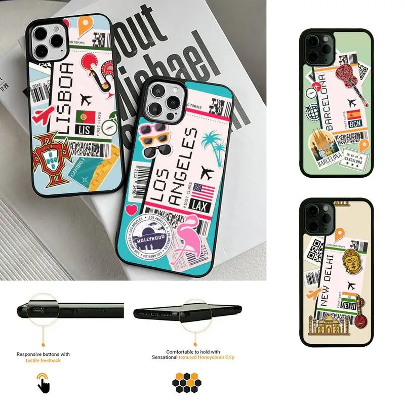 Paris New York Traveltickets Phone Case For Iphone 13 Mini 11 12 Pro Max 7 8 Plus X Xs Max XR PC Hard Silicone Cover
Paris New York Traveltickets Phone Case For Iphone 13 Mini 11 12 Pro Max 7 8 Plus X Xs Max XR PC Hard Silicone Cover