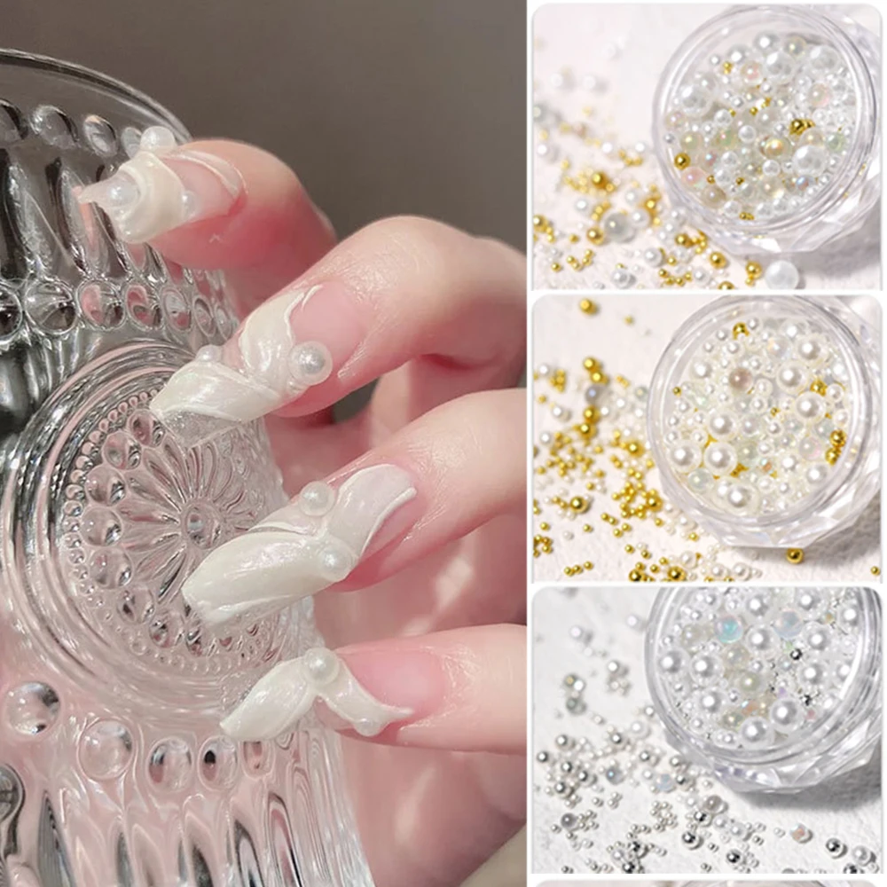 1Box Tiny AB Crystal Rhinestones for Nails Shiny Caviar Beads Micro Glass Balls Mix Size Charm Pearls Holo Nail Art Decorations
1Box Tiny AB Crystal Rhinestones for Nails Shiny Caviar Beads Micro Glass Balls Mix Size Charm Pearls Holo Nail Art Decorations