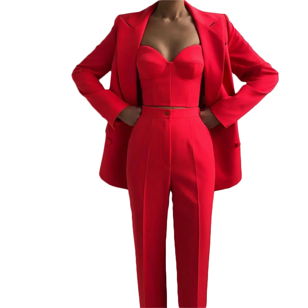 New Summer Women Suits Custom Made Double Breasted Blazer & Pencil Pants Casual Fashion Daily Female Coat Two Pieces Set
New Summer Women Suits Custom Made Double Breasted Blazer & Pencil Pants Casual Fashion Daily Female Coat Two Pieces Set