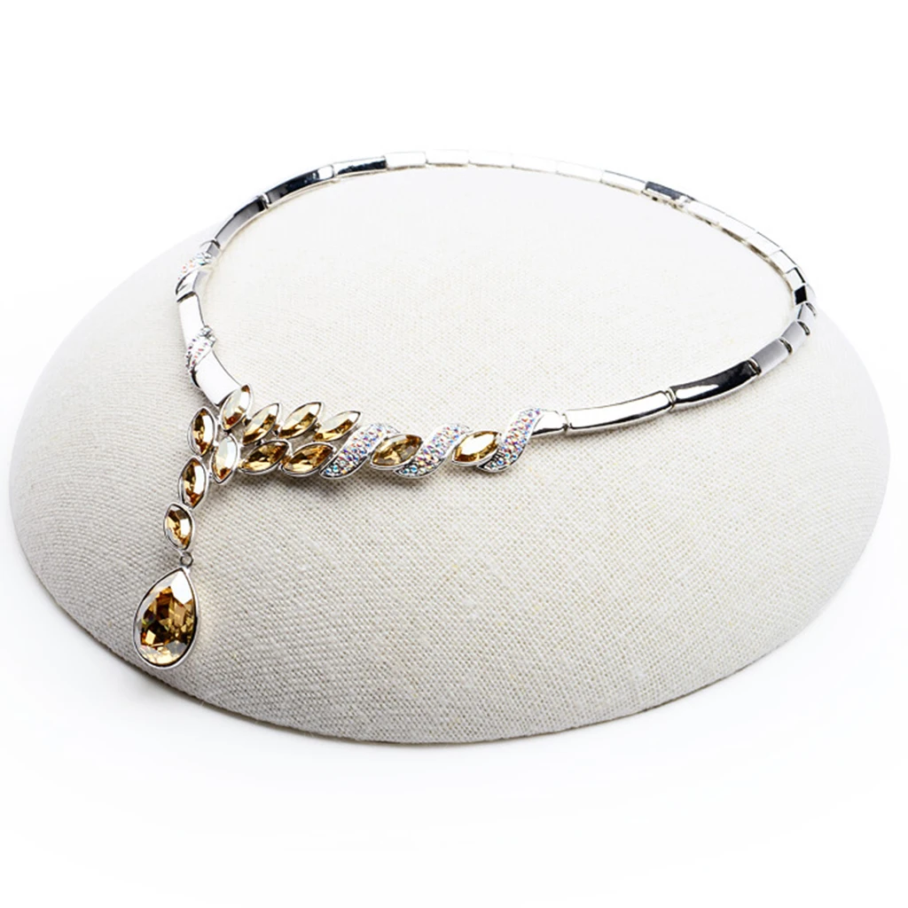 Prettyia Dome Jewelry Display Tray Linen for Necklace Earrings
Prettyia Dome Jewelry Display Tray Linen for Necklace Earrings