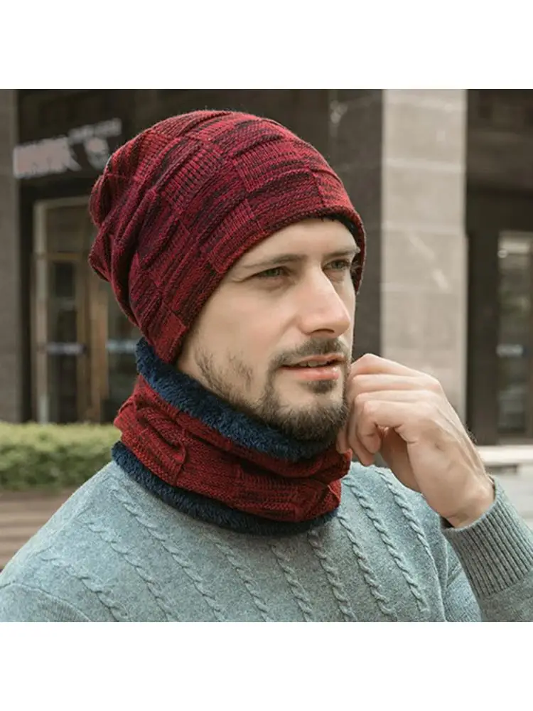 2Pcs Unisex Winter Beanie Hat Scarf Set Thick Plush Lined Plaid Knit Skull Cap X7YA
2Pcs Unisex Winter Beanie Hat Scarf Set Thick Plush Lined Plaid Knit Skull Cap X7YA