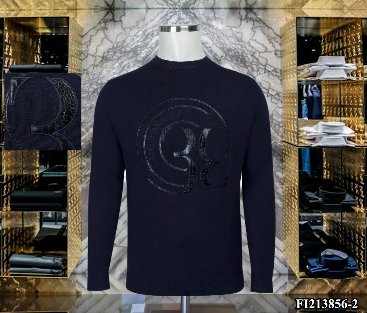 Billionaire Sweater Cashmere men's 2021 winter new Round neck quality elasticity warm Fashion Business big size M-4XL
Billionaire Sweater Cashmere men's 2021 winter new Round neck quality elasticity warm Fashion Business big size M-4XL
