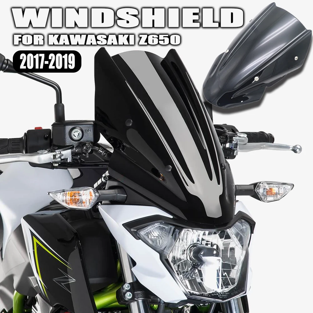 For Kawasaki Z650 2017 2018 2019 Z 650 New Motorcycle Accessories Sports Windshield Fairing Viser VIsor Wind Deflectors Fits 
For Kawasaki Z650 2017 2018 2019 Z 650 New Motorcycle Accessories Sports Windshield Fairing Viser VIsor Wind Deflectors Fits