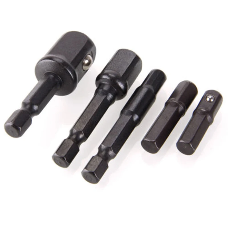 5x Socket Drill Bits Adapter Nut Driver 1/4\" 3/8\" 1/2\" Power Extension Bar Tools
5x Socket Drill Bits Adapter Nut Driver 1/4\" 3/8\" 1/2\" Power Extension Bar Tools