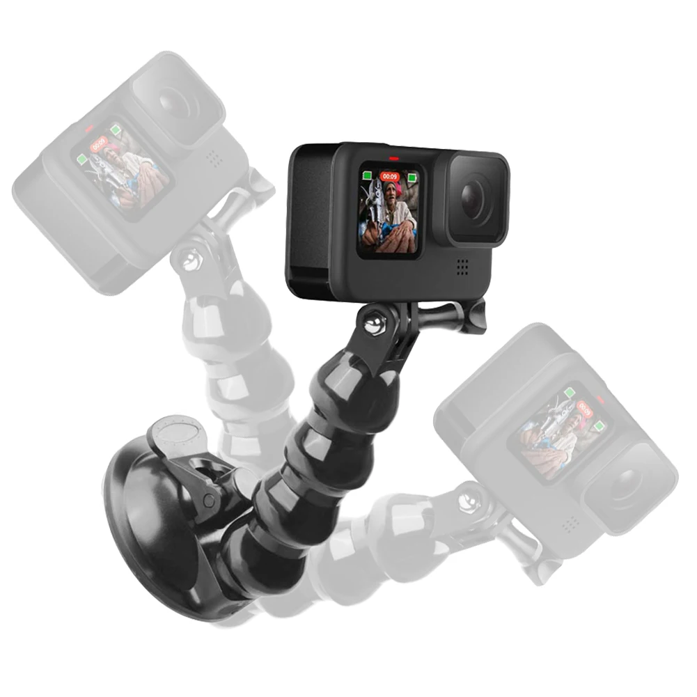 Suction Cup Sports Camera Mobile Phone Flexible Gooseneck Anti Slip ABS Dashboard Car Mount Holder For GoPro Hero 9 Black
Suction Cup Sports Camera Mobile Phone Flexible Gooseneck Anti Slip ABS Dashboard Car Mount Holder For GoPro Hero 9 Black