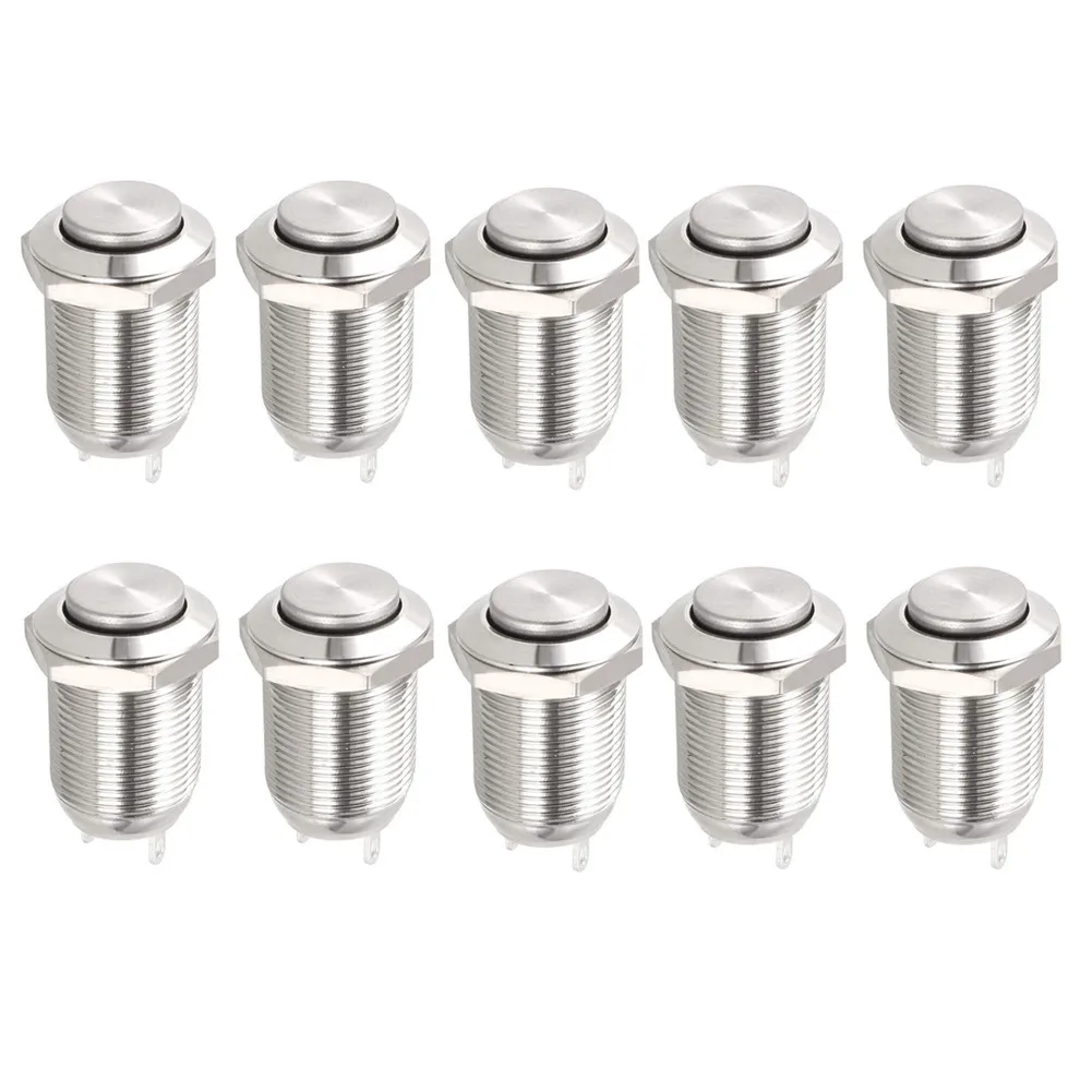 12mm Waterproof Momentary Button Switches High Round Metal Push Button Switch Metal Switch Round Automobiles Motorcycle Computer
12mm Waterproof Momentary Button Switches High Round Metal Push Button Switch Metal Switch Round Automobiles Motorcycle Computer