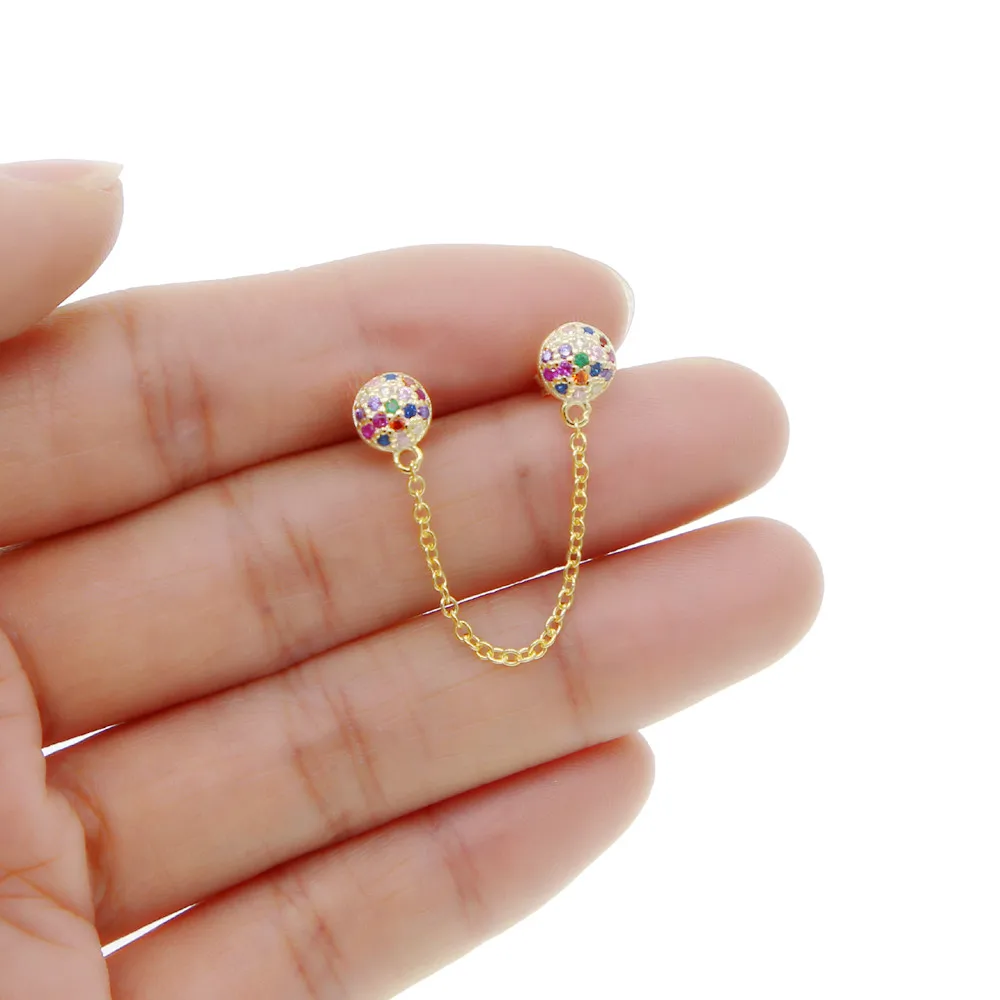 trendy 925 sterling silver round rainbow Drop earring for women paved shiny cz with long tassel chain delicate jewelry for gift
trendy 925 sterling silver round rainbow Drop earring for women paved shiny cz with long tassel chain delicate jewelry for gift