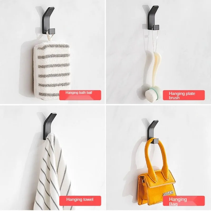 Key HolderPunch-free Aluminum Viscose Door Back Hat Coat Hook Wall Hanging Mop Bathroom Single Hook
Key HolderPunch-free Aluminum Viscose Door Back Hat Coat Hook Wall Hanging Mop Bathroom Single Hook