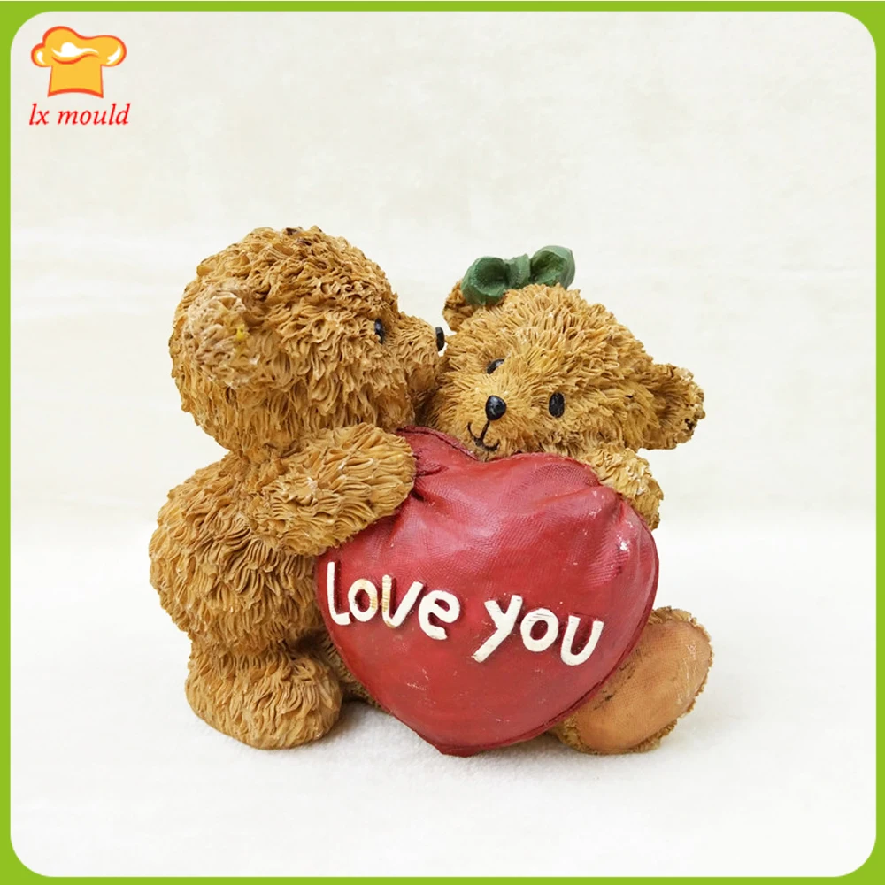 2021 New Love You Bear Silicone Mold Chocolate Resin Fondant Candle Candy Wax Soap
2021 New Love You Bear Silicone Mold Chocolate Resin Fondant Candle Candy Wax Soap