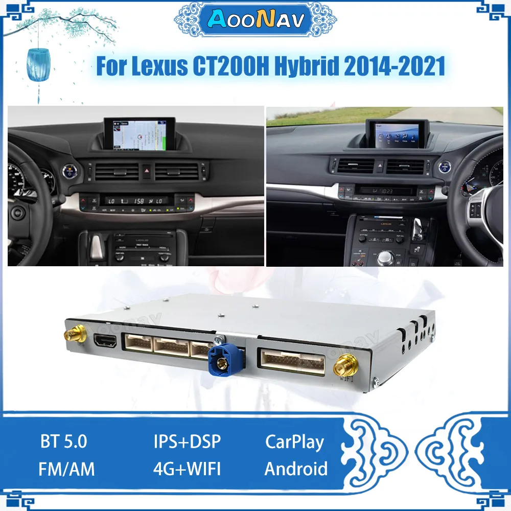 Android Auto AI 2.0 Car Camera Multimedia Video Interface Decoder For Lexus CT200H Hybrid 2014-2021 Navigation Wireless Carplay
Android Auto AI 2.0 Car Camera Multimedia Video Interface Decoder For Lexus CT200H Hybrid 2014-2021 Navigation Wireless Carplay