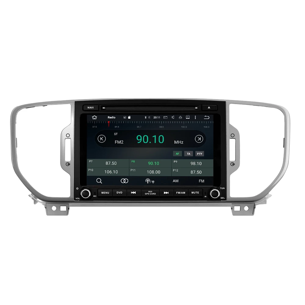Android 9 0 автомобильный Радио dvd-плеер для Kia Sportage 2016 2017 2018 аудио GPS Мультимедиа