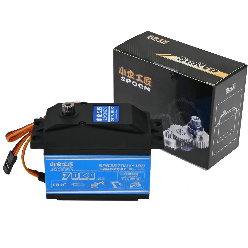 Spgcm 1:5 Remote Control SPG3870HV 180 Degree High Torque Metal Gear Servo Climbing Accessories
Spgcm 1:5 Remote Control SPG3870HV 180 Degree High Torque Metal Gear Servo Climbing Accessories