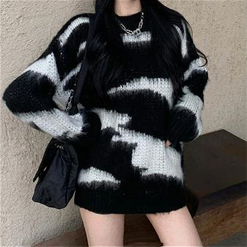 Fashion Harajuku Jumper 2021 Autumn Winter Knitted Sweater Pullover Women Cartoon Print Ins Hot Cute Sweaters Pull Femme
Fashion Harajuku Jumper 2021 Autumn Winter Knitted Sweater Pullover Women Cartoon Print Ins Hot Cute Sweaters Pull Femme