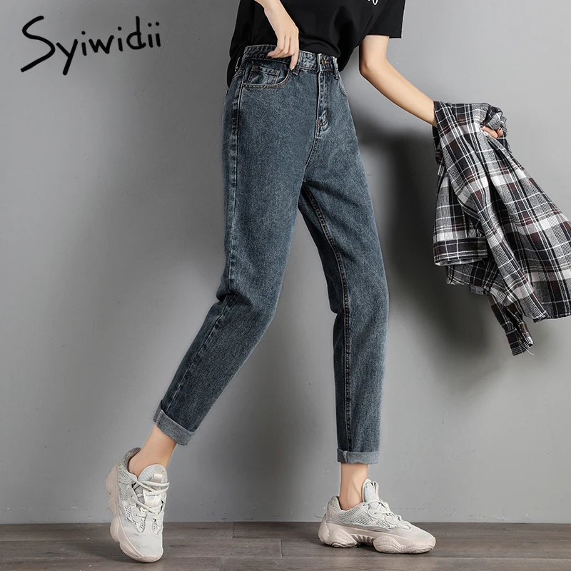 FAKUNTN Plus Size Mom Jeans Women High Waist Boyfriend Jeans for Women Harem Pants Denim Street Style Coated Ankle-Length High
FAKUNTN Plus Size Mom Jeans Women High Waist Boyfriend Jeans for Women Harem Pants Denim Street Style Coated Ankle-Length High