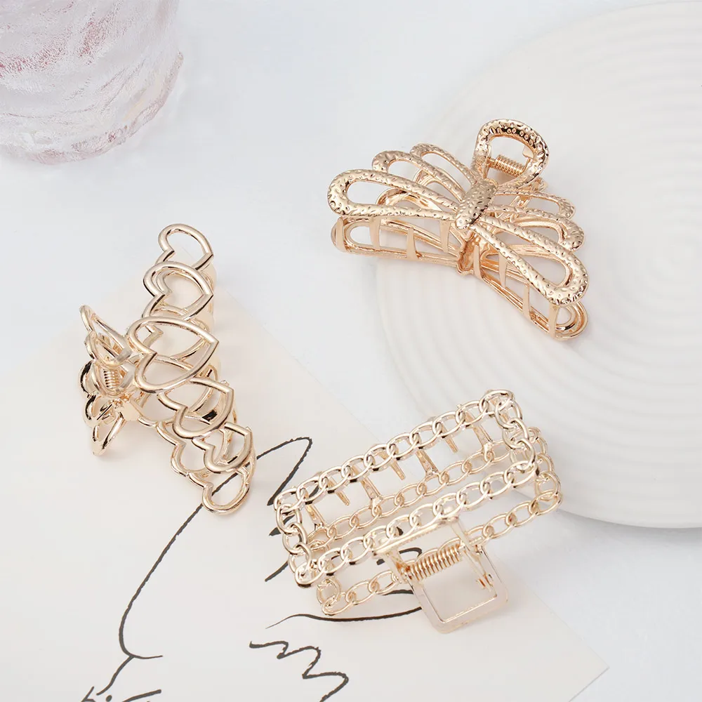 2020 Korean New Hair Claw Barrettes For Women Fashion Girl Metal Geometric Hollow Out Headwear Hair Accessories Crab Hair Clip
2020 Korean New Hair Claw Barrettes For Women Fashion Girl Metal Geometric Hollow Out Headwear Hair Accessories Crab Hair Clip