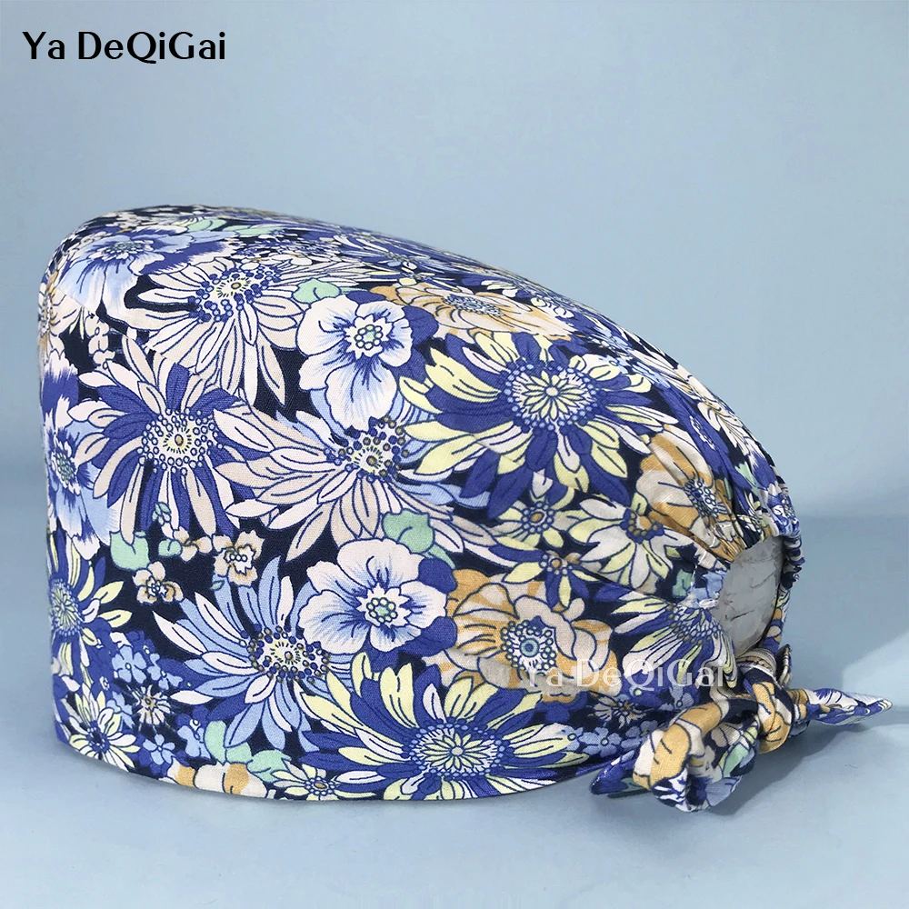 Breathable cotton unisex high quality nursing cap multicolor printing lab pet clinic scrub cap hospital medical cap wholesale 
Breathable cotton unisex high quality nursing cap multicolor printing lab pet clinic scrub cap hospital medical cap wholesale
