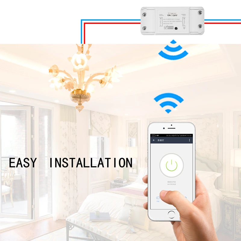 Tuya Mobile APP Wifi Smart Switch Automation Relay Module DIY Timer Smart Home 10A 220V Compatible With Google Home.
Tuya Mobile APP Wifi Smart Switch Automation Relay Module DIY Timer Smart Home 10A 220V Compatible With Google Home.
