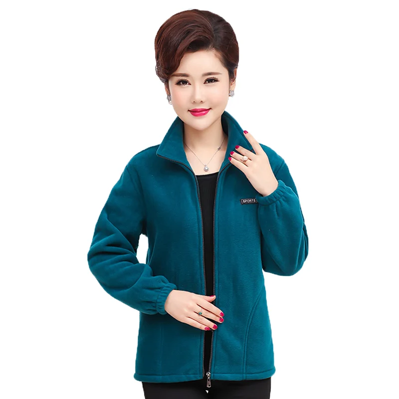 Middle-Aged Elderly Spring Autumn Women's Jackets Large Size 5XL Casual Zipper Ladies Coat Sweatshirt Fleece Outerwear Tops
Middle-Aged Elderly Spring Autumn Women's Jackets Large Size 5XL Casual Zipper Ladies Coat Sweatshirt Fleece Outerwear Tops