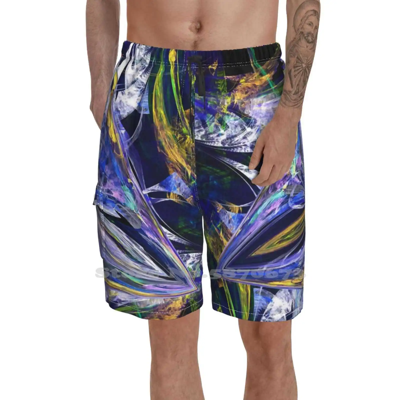 E Fashion New Men'S Beach Shorts Ocean Rivers Oceania Pyramid Prism Water Blue E E
E Fashion New Men'S Beach Shorts Ocean Rivers Oceania Pyramid Prism Water Blue E E