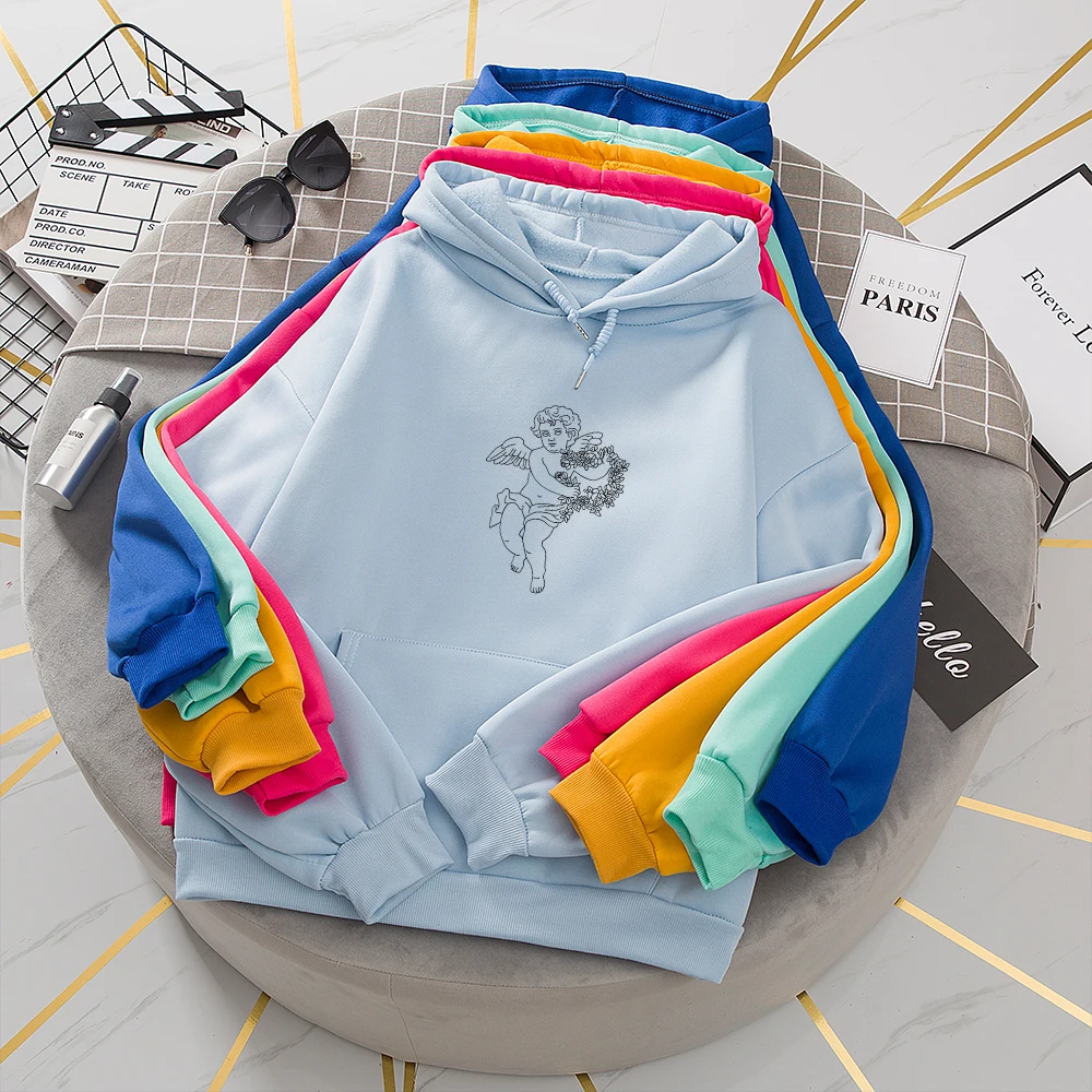 Angel Oversized Hoodie Womens Sweatshirts with Print Korean Style Streetwear Jacket Women Ulzzang Art Pullover Sudadera Mujer
Angel Oversized Hoodie Womens Sweatshirts with Print Korean Style Streetwear Jacket Women Ulzzang Art Pullover Sudadera Mujer