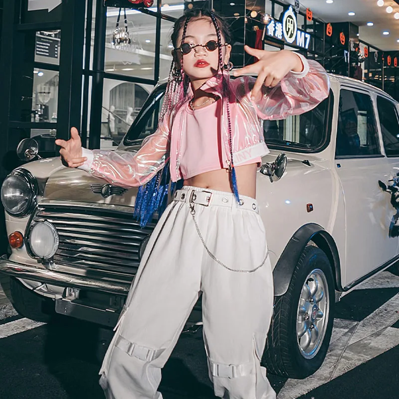 Children Street Dance Stage Performance Costumes Girls Jazz Dancing Clothing Kids Fashion Hip-Hop Suit Festival Clothing 120-160
Children Street Dance Stage Performance Costumes Girls Jazz Dancing Clothing Kids Fashion Hip-Hop Suit Festival Clothing 120-160