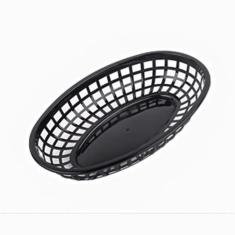 Plastic Fast Food Baskets Oval Serving Platter Breakfast Dinner Plates French Fries Cake Bread Tray Bar Restaurant
Plastic Fast Food Baskets Oval Serving Platter Breakfast Dinner Plates French Fries Cake Bread Tray Bar Restaurant