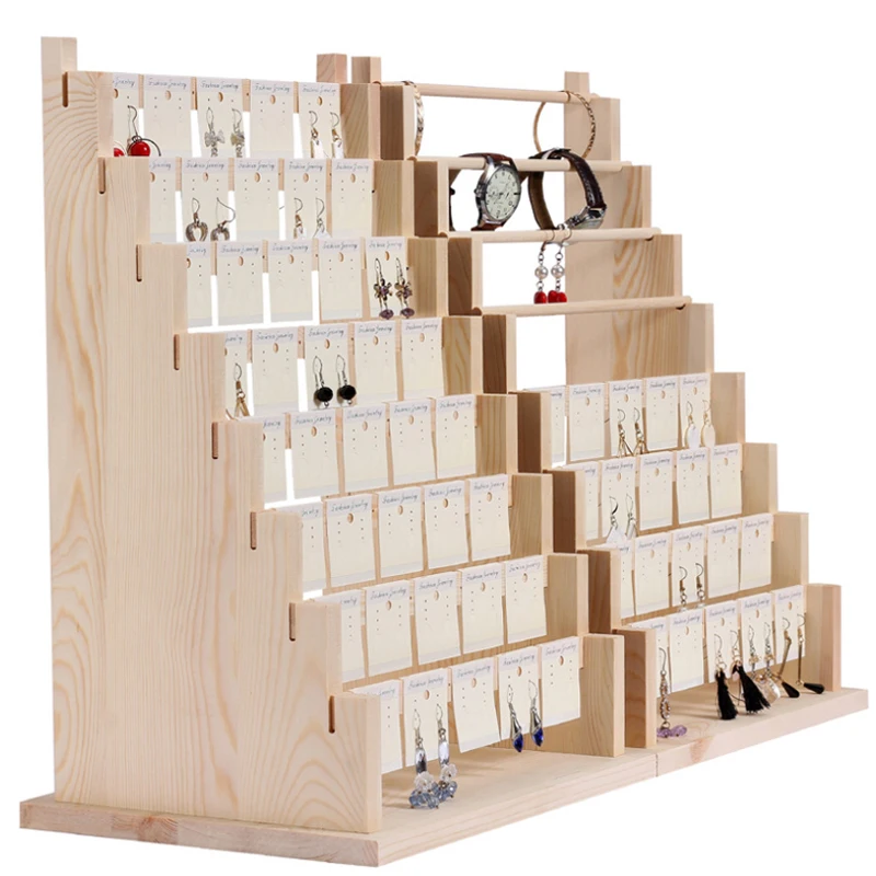 Jewelry Display Tray Earring Stand Display Rack Rings Solid Wood Holder Organizer Shelf
Jewelry Display Tray Earring Stand Display Rack Rings Solid Wood Holder Organizer Shelf