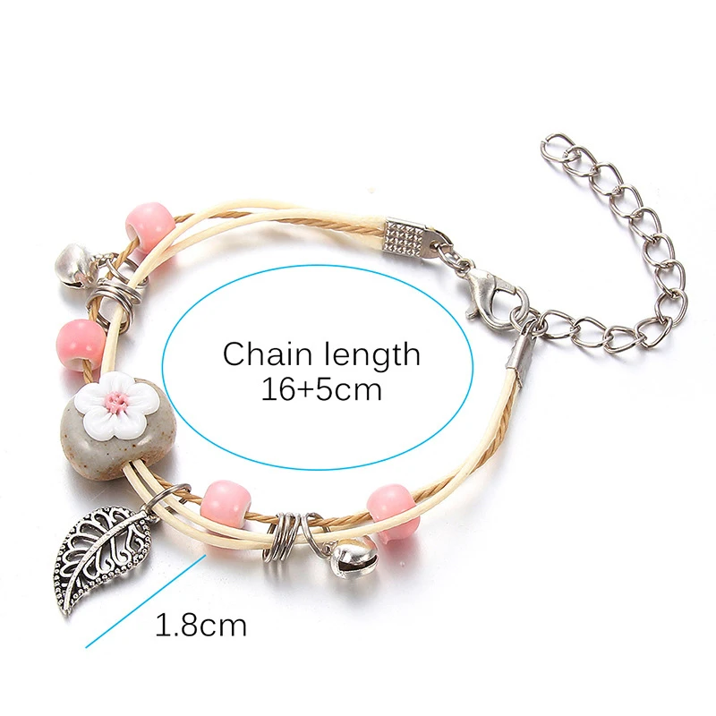 New Elegant Retro Plant White Bell Orchid Leaves Flowers Bracelet For Women Party Jewelry Gift Hand Knitting Leaf Bracelets 
New Elegant Retro Plant White Bell Orchid Leaves Flowers Bracelet For Women Party Jewelry Gift Hand Knitting Leaf Bracelets