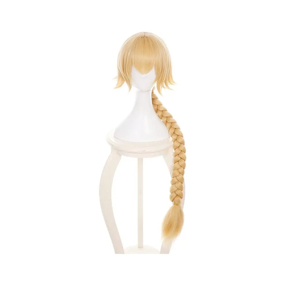 Fate/Grand Order Ruler Long wig Jeanne d'Arc Golden Cosplay Wig+Wig Cap Joan of Arc Single horsetail Hair braids WIG
Fate/Grand Order Ruler Long wig Jeanne d'Arc Golden Cosplay Wig+Wig Cap Joan of Arc Single horsetail Hair braids WIG