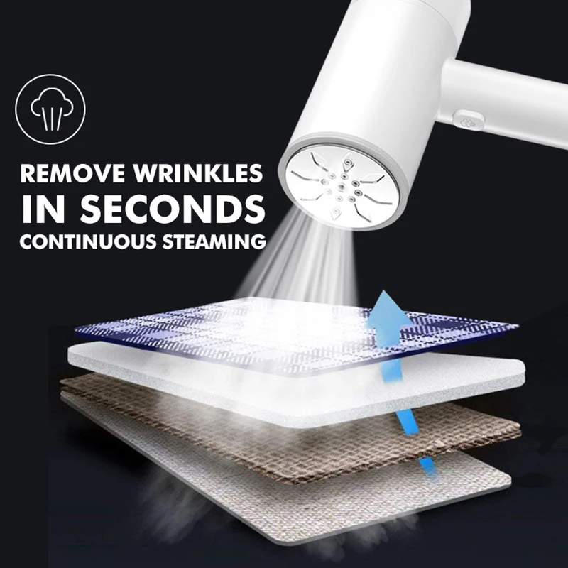 Steamer Kit for Cloth Handheld Garment Fabric Remove Wrinkle Large Detachable Water Tank Home Use MYDING
Steamer Kit for Cloth Handheld Garment Fabric Remove Wrinkle Large Detachable Water Tank Home Use MYDING
