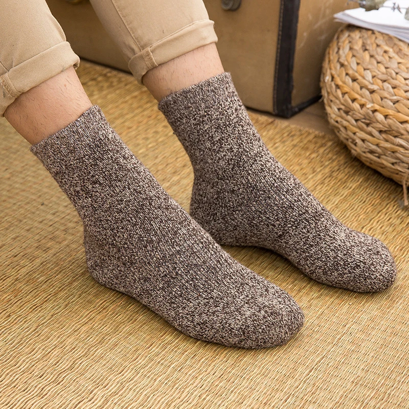 Winter Warm Socks Solid Color Thicken Socks Men Cotton Toweling Socks Fashion Terry-Loop Hosiery Soft Anklet Medium Tube Sock
Winter Warm Socks Solid Color Thicken Socks Men Cotton Toweling Socks Fashion Terry-Loop Hosiery Soft Anklet Medium Tube Sock