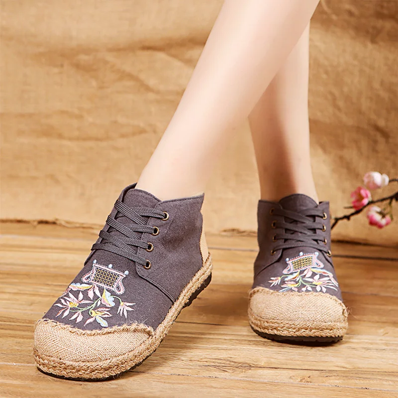 Women Shoes Autumn Female Footwear Round Toe Flax Casual Sneaker Fall Summer Comfortable Dress New Linen Cross Cotton Fabric Eth
Women Shoes Autumn Female Footwear Round Toe Flax Casual Sneaker Fall Summer Comfortable Dress New Linen Cross Cotton Fabric Eth