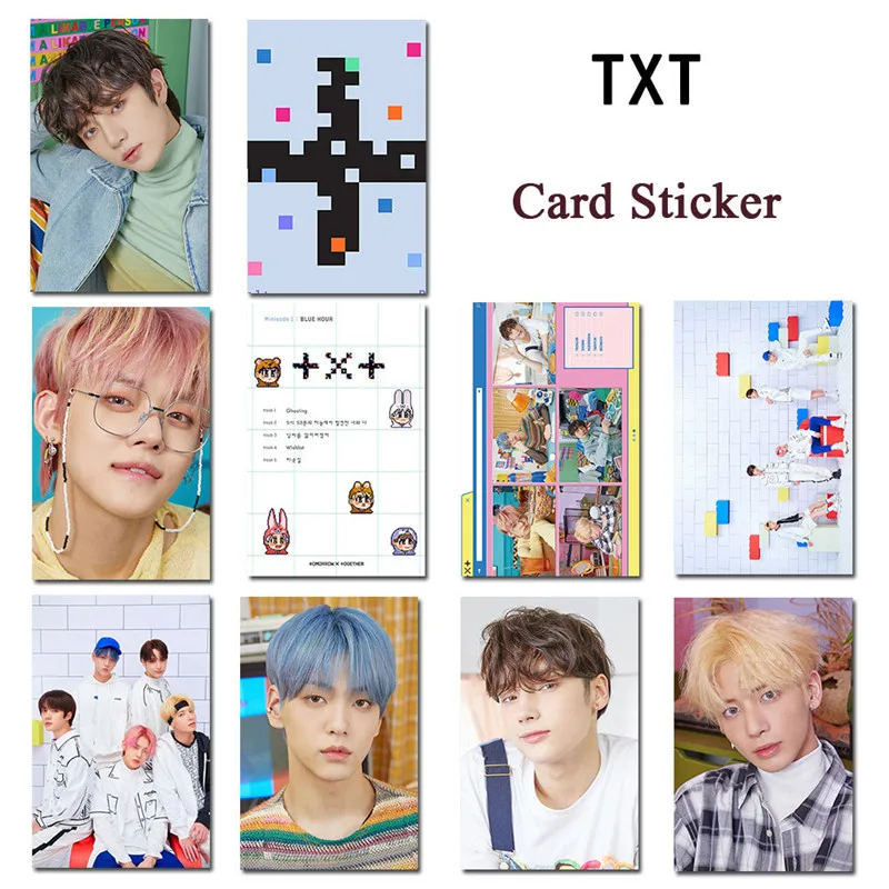KPOP TXT Tomorrow X Together Minisode1 Blue Hour Bus Stickers Cards Stickers SOOBIN TAEHYUN Fans Collection
KPOP TXT Tomorrow X Together Minisode1 Blue Hour Bus Stickers Cards Stickers SOOBIN TAEHYUN Fans Collection