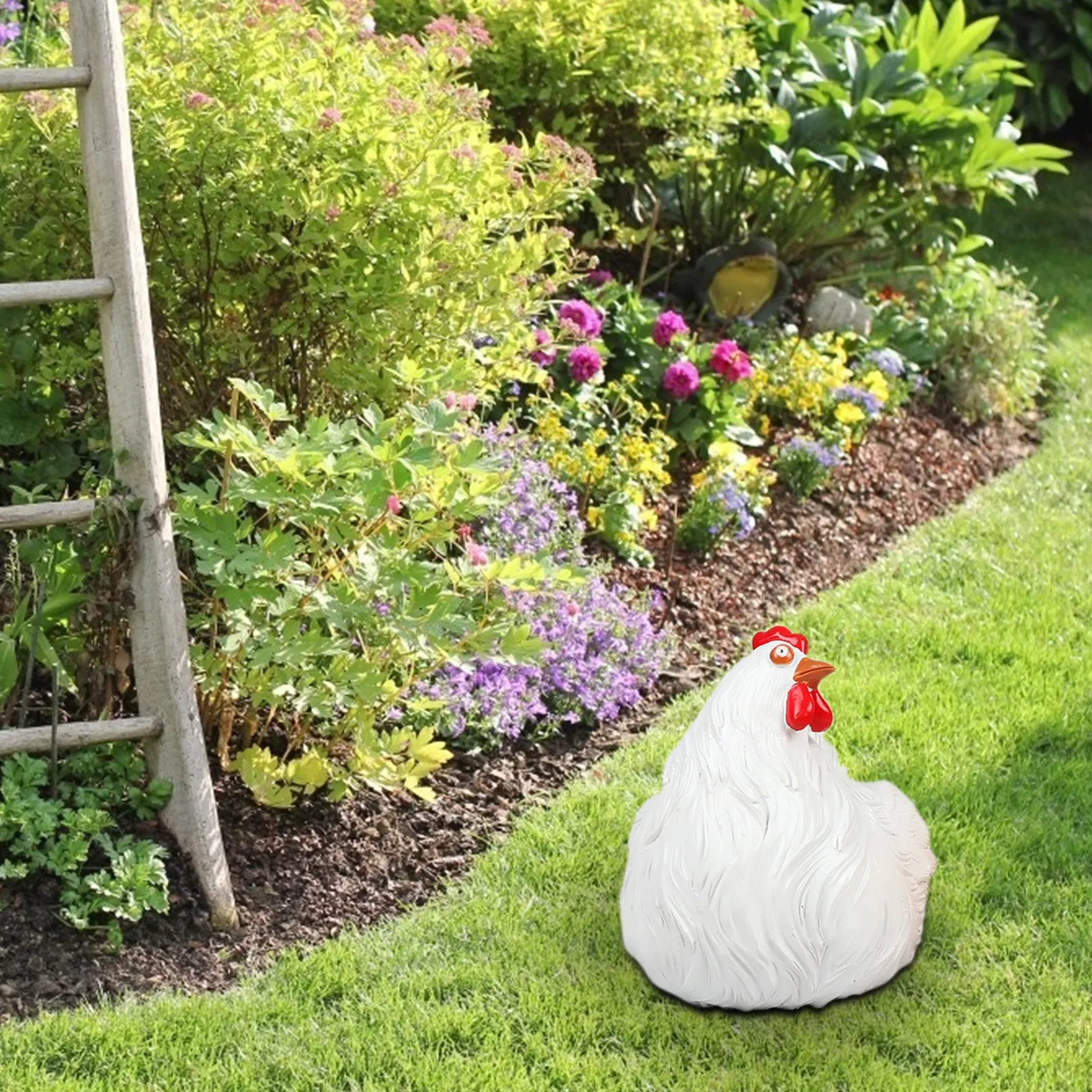 Creative Garden Hen Ladder Decoration Ornaments Hen Sculptures Garden Decoration Outdoor Funny Statues Yard Garden Home Decor 
Creative Garden Hen Ladder Decoration Ornaments Hen Sculptures Garden Decoration Outdoor Funny Statues Yard Garden Home Decor