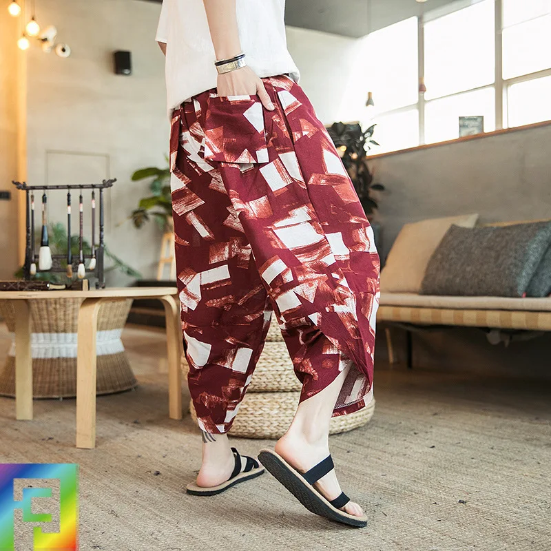 Street Style Hip-hop Men's Cropped Pants 2020 New Plus Size Loose Printed Harem Pants Casual Chinese Style Men Trousers Ropa
Street Style Hip-hop Men's Cropped Pants 2020 New Plus Size Loose Printed Harem Pants Casual Chinese Style Men Trousers Ropa