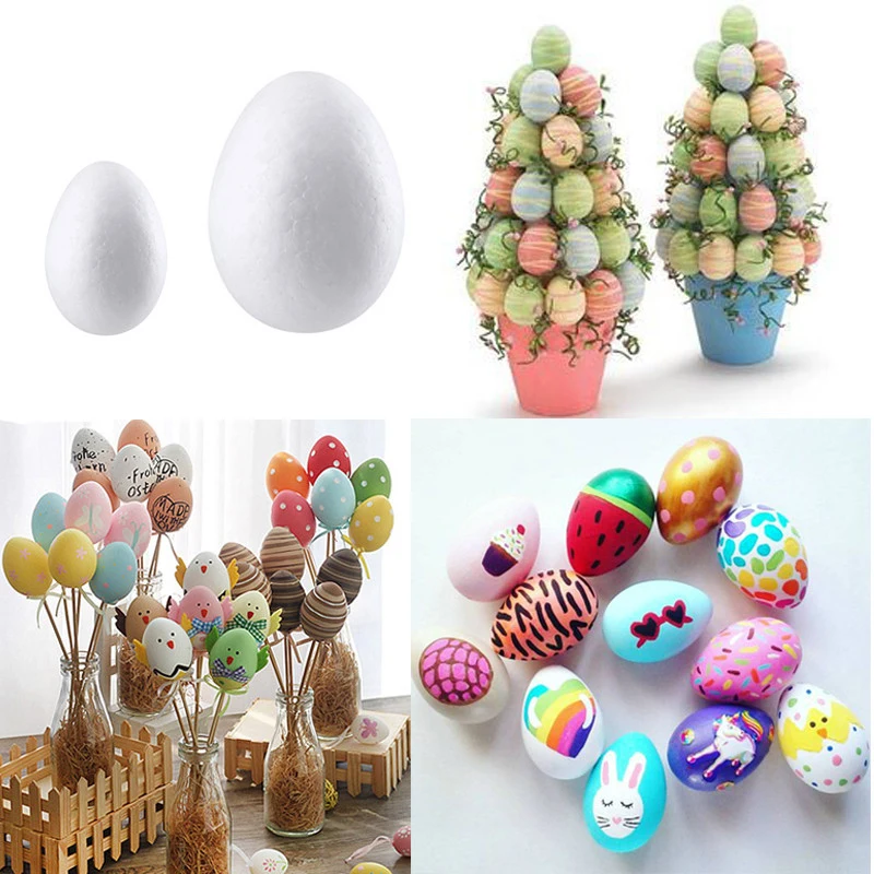 50pcs Easter egg Styrofoam Foam Eggs Easter Decorations For Home DIY Graffiti Painted Eggs Ball Easter Decor Party Kids Gift toy
50pcs Easter egg Styrofoam Foam Eggs Easter Decorations For Home DIY Graffiti Painted Eggs Ball Easter Decor Party Kids Gift toy
