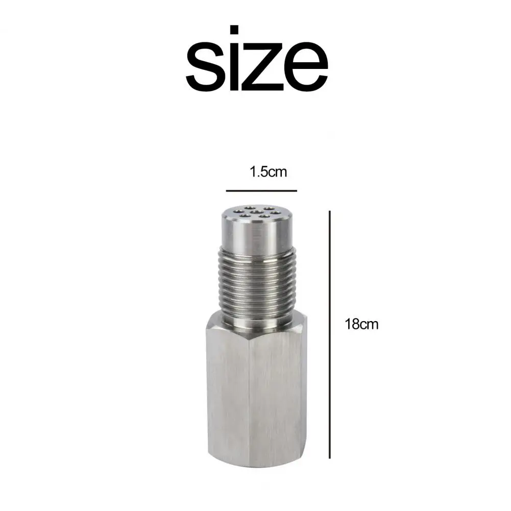 Oxygen Sensor Spacer Adapter Stainless Steel Compact Durable Thread Check Engine Light O2 Sensor for Car 
Oxygen Sensor Spacer Adapter Stainless Steel Compact Durable Thread Check Engine Light O2 Sensor for Car